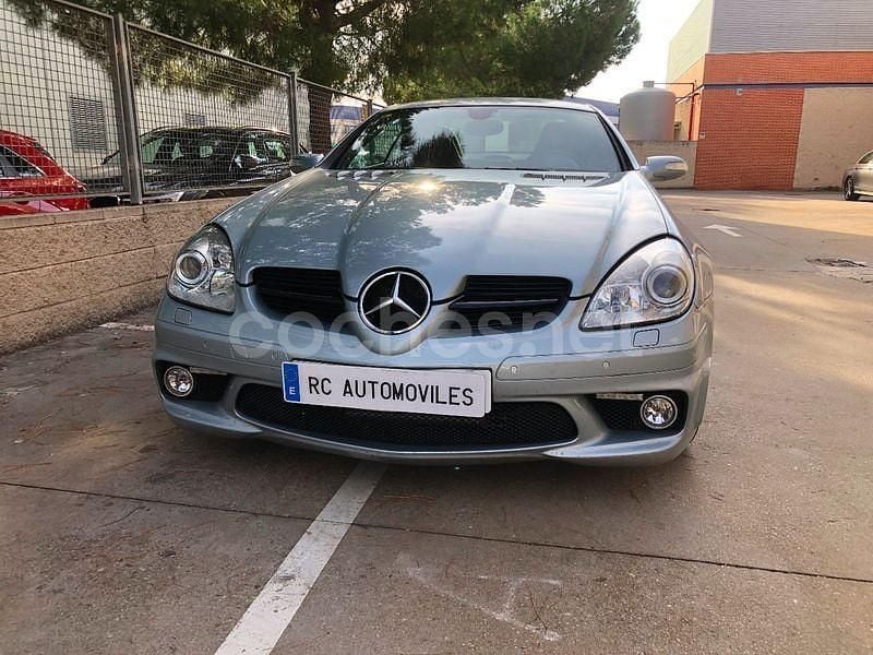 Azul Usado 2006 Mercedes SLK55 AMG AMG Descapotable | 33.999 € - Imagen 1/4