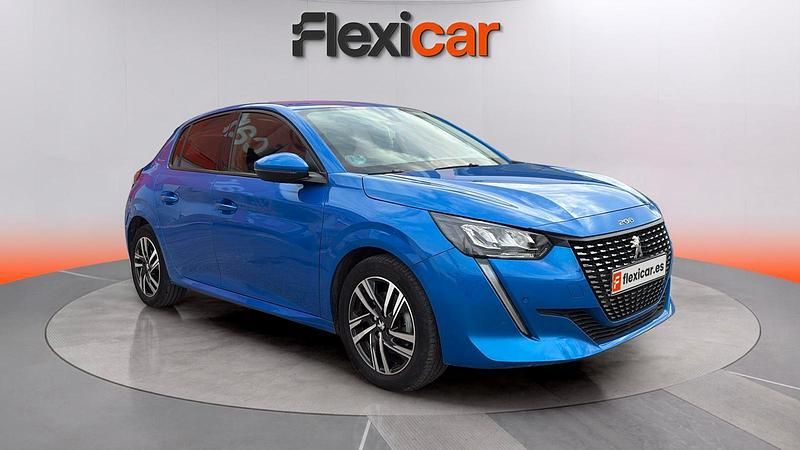 Usado Peugeot 208 Allure 102 CV (75 kW) 2020 Azul Utilitario