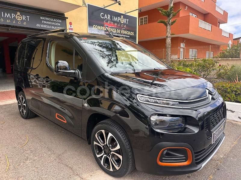 Negro Usado 2021 Citroën Berlingo Feel Monovolumen | 14.950 € (Precio justo) - Imagen 1/4