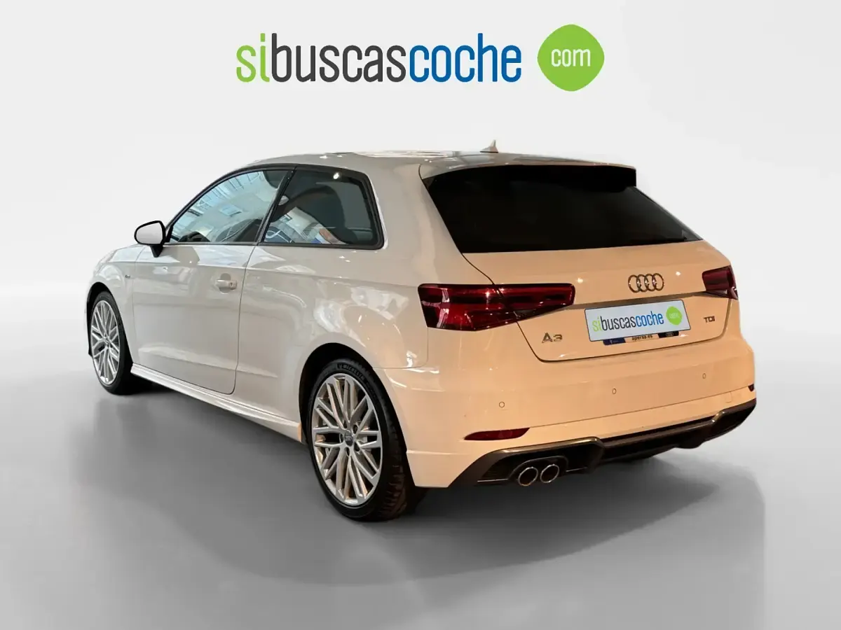 Usado Audi A3 S-Line 150 CV (110 kW) 2017 Blanco Utilitario