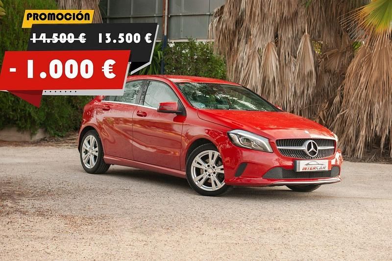 Rojo Usado 2017 Mercedes A200 Berlina | 13.500 € (Precio justo) - Imagen 1/4
