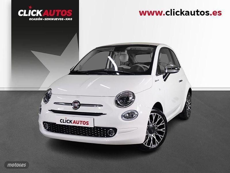 Blanco Usado 2022 Fiat 500 Dolcevita Descapotable | 12.600 € (Precio justo) - Imagen 1/4