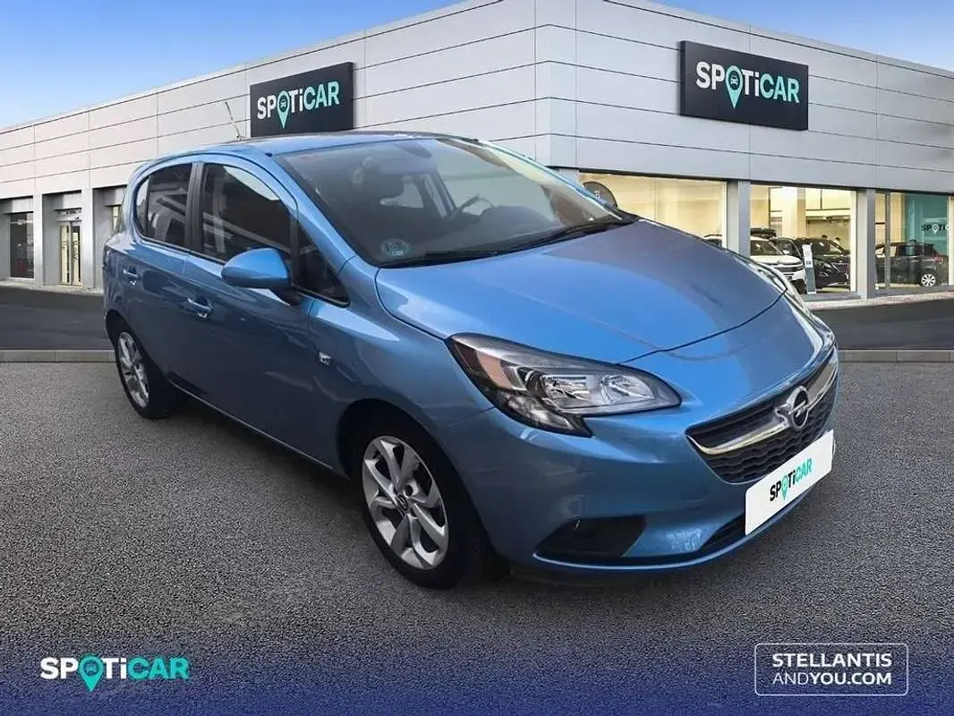 Usado Opel Corsa S 90 CV (66 kW) 2019 Azul Utilitario