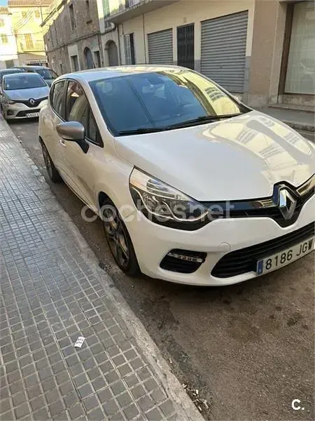 Usado Renault Clio IV GT 120 CV (88 kW) 2015 Blanco Berlina