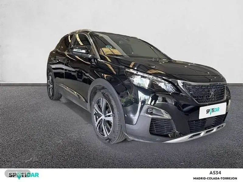 Usado Peugeot 3008 GT-line 130 CV (95 kW) 2018 Negro SUV
