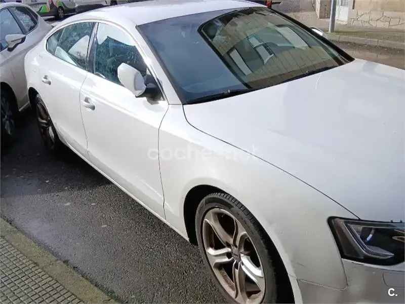 Usado Audi A5 Sportback 143 CV (105 kW) 2013 Blanco Utilitario