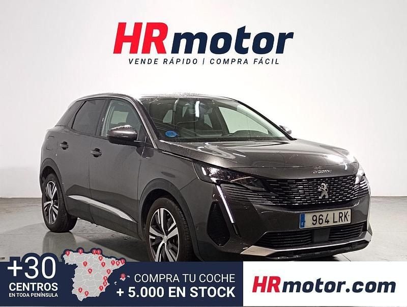 Gris Usado 2021 Peugeot 3008 Allure SUV | 19.490 € (Precio justo) - Imagen 1/4