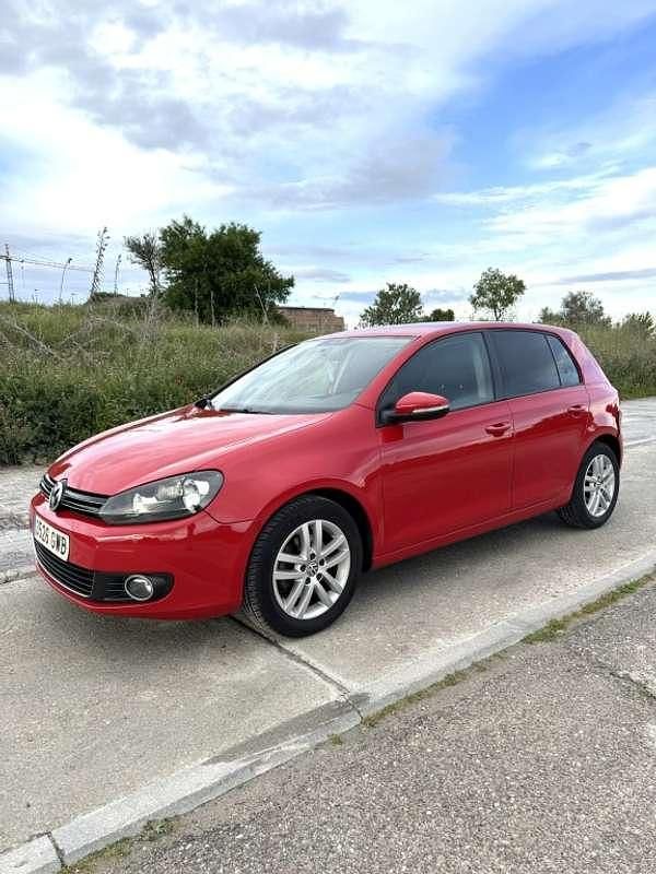 Rojo Usado 2011 VW Golf VI Sportline Utilitario | 5700 € (Precio justo) - Imagen 1/4