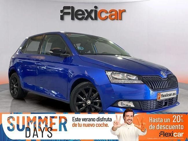 Azul Usado 2021 Skoda Fabia Berlina | 13.390 € (Precio justo) - Imagen 1/4