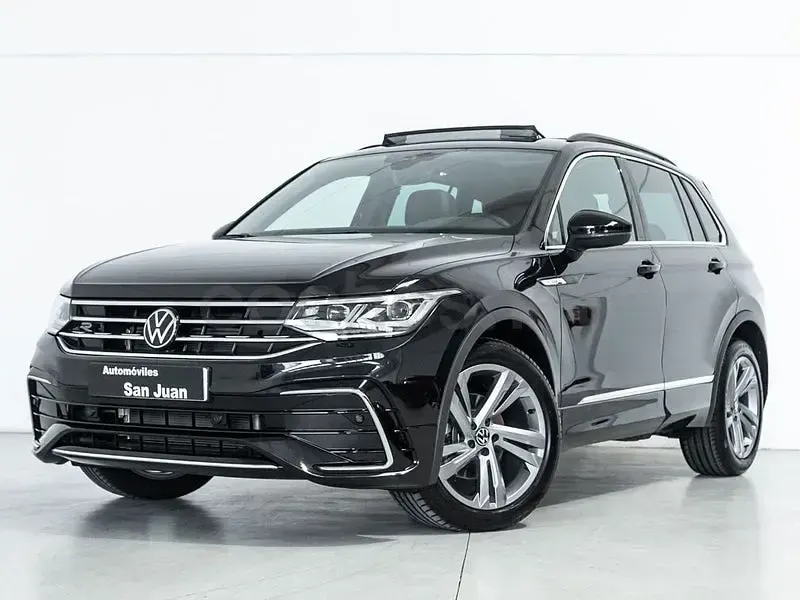 Usado VW Tiguan Allspace R-line 150 CV (110 kW) 2022 Negro SUV
