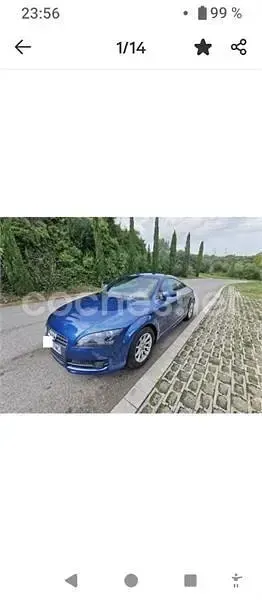 Usado Audi TT 200 CV (147 kW) 2007 Azul Coupe