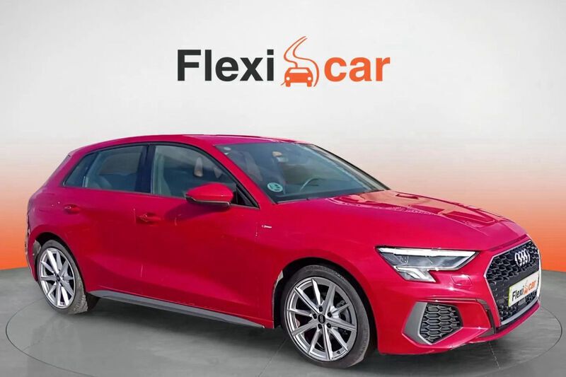 Rojo Usado 2022 Audi A3 Sportback S-Line Berlina | 24.590 € (Buen precio) - Imagen 1/4