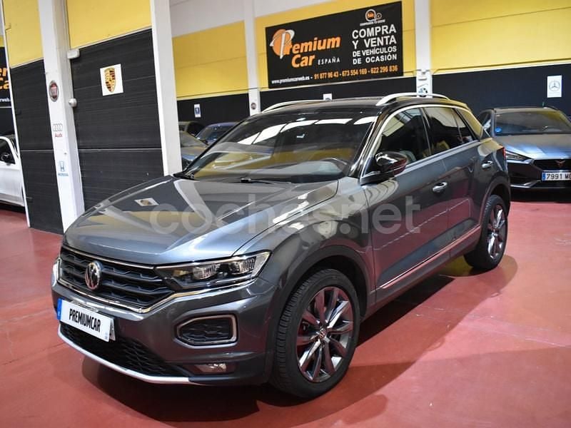 Gris / plata Usado 2019 VW T-Roc Advance SUV | 22.490 € (Precio justo) - Imagen 1/4