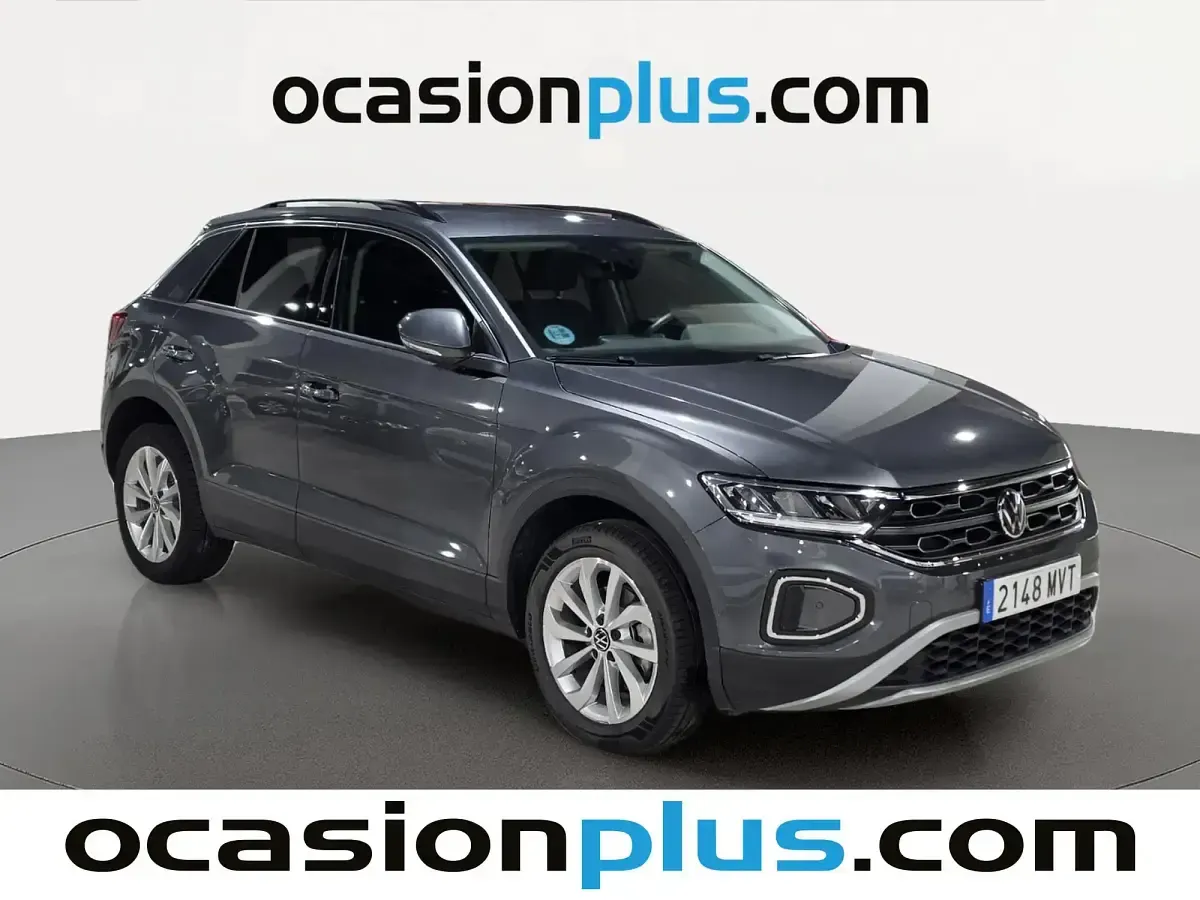 Usado VW T-Roc Life 115 CV (84 kW) 2024 Gris SUV