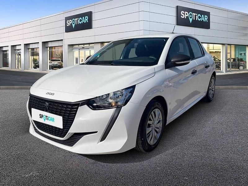 Blanco Usado 2021 Peugeot 208 Utilitario | 10.500 € (Buen precio) - Imagen 1/4