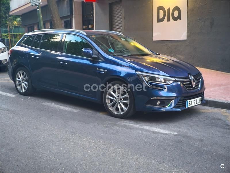 Azul Usado 2017 Renault Mégane GrandTour Bose Edition Familiar | 8900 € (Precio justo) - Imagen 1/4