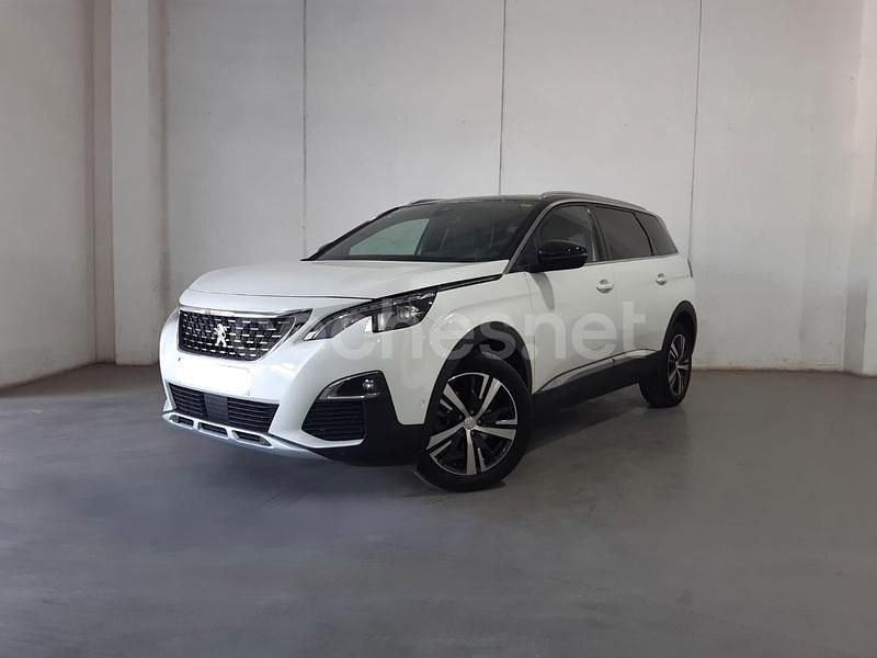 Blanco Usado 2018 Peugeot 5008 Active Monovolumen | 18.900 € (Precio justo) - Imagen 1/4