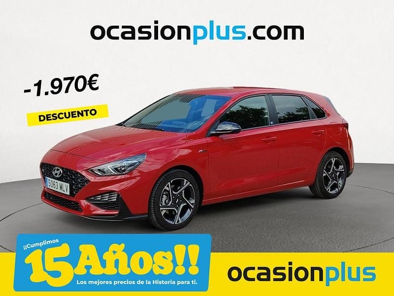Rojo Usado 2023 Hyundai i30 N Line Berlina | 21.670 € (Precio justo) - Imagen 1/4