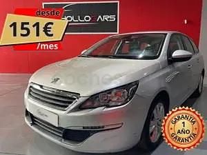 Usado Peugeot 308 Active 130 CV (95 kW) 2015 Blanco Familiar