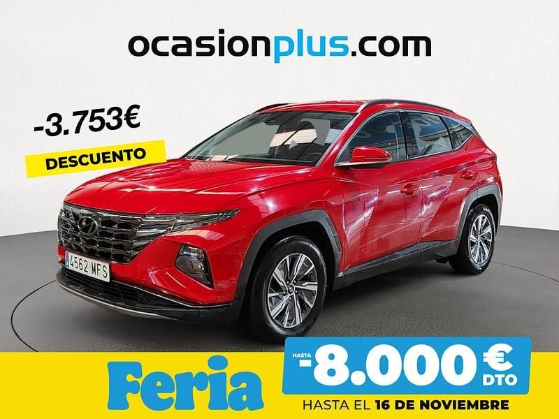 Rojo Usado 2023 Hyundai Tucson SUV | 21.550 € (Precio justo) - Imagen 1/4