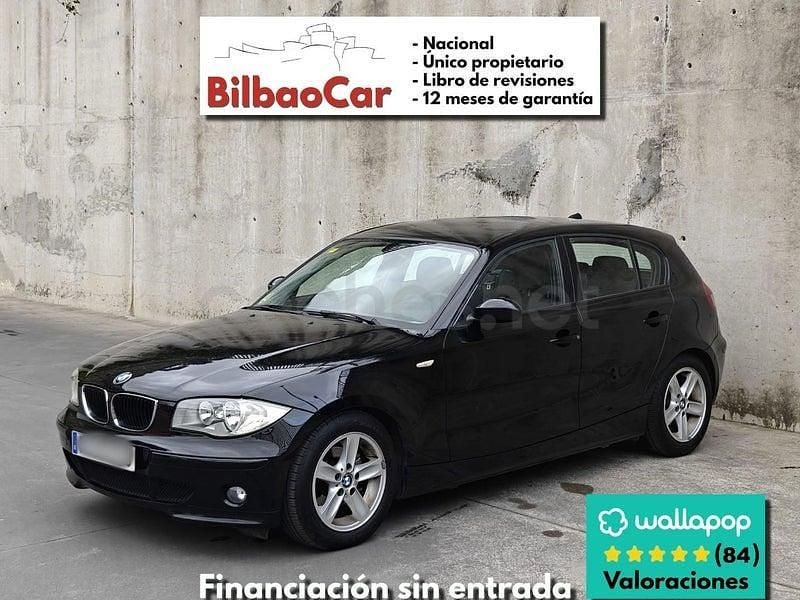 Usado BMW 118 122 CV (89 kW) 2006 Negro Utilitario