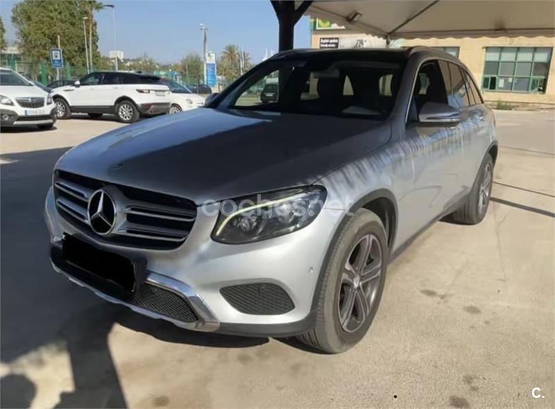 Usado Mercedes GLC250 Exclusive 204 CV (150 kW) 2016 Gris / plata SUV