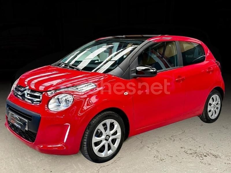 Usado Citroën C1 PureTech 82 CV (60 kW) 2016 Rojo Utilitario
