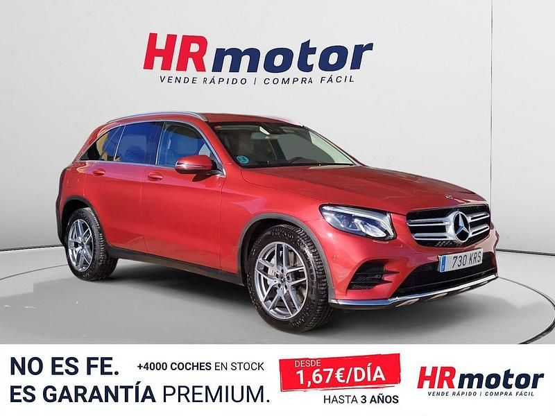 Usado Mercedes GLC220 170 CV (125 kW) 2018 Rojo SUV