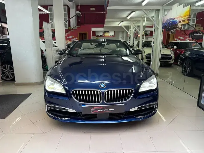 Käytetty BMW 640 Cabriolet Comfort Edition 313 HP (230 kW) 2016 Sininen Avoauto