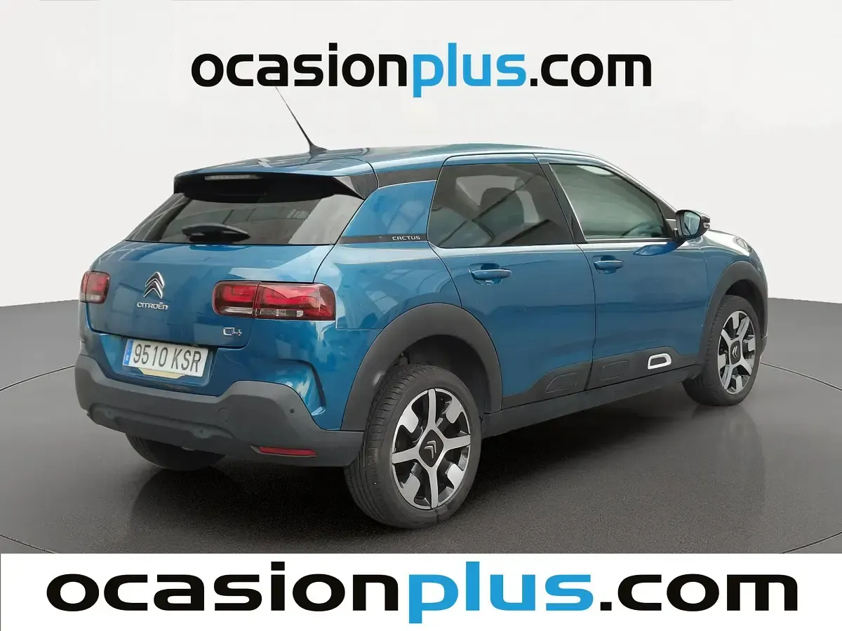 Usado Citroën C4 Cactus Shine 99 CV (72 kW) 2018 Azul Utilitario