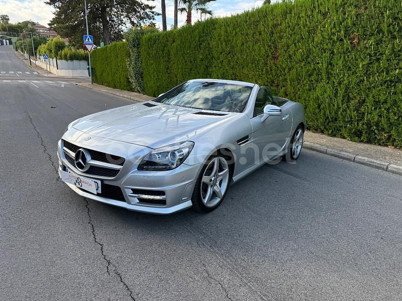 Gris / plata Usado 2011 Mercedes SLK350 Descapotable | 24.900 € (Precio justo) - Imagen 1/4