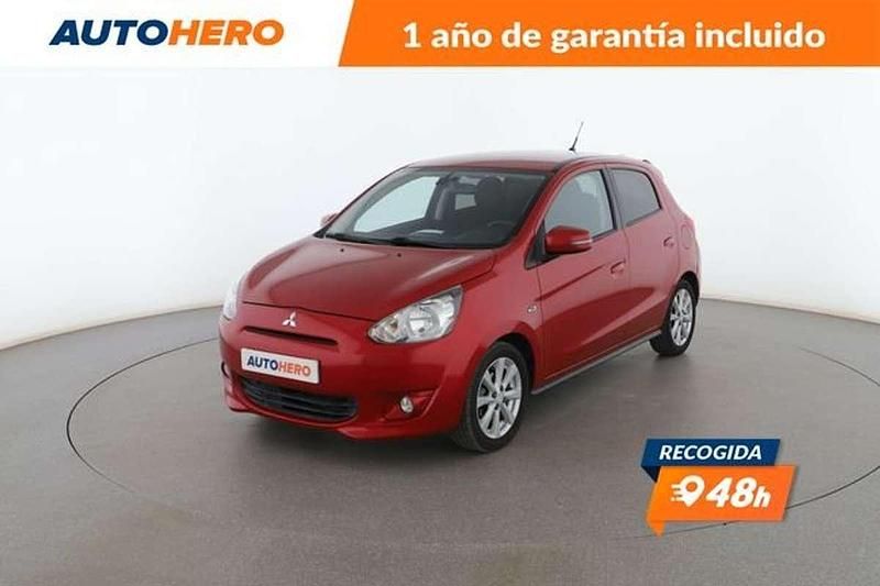 Usado Mitsubishi Space Star Motion 80 CV (58 kW) 2014 Rojo Berlina