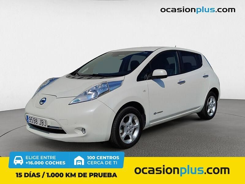 Blanco Usado 2014 Nissan Leaf Visia Utilitario | 7150 € (Precio justo) - Imagen 1/4