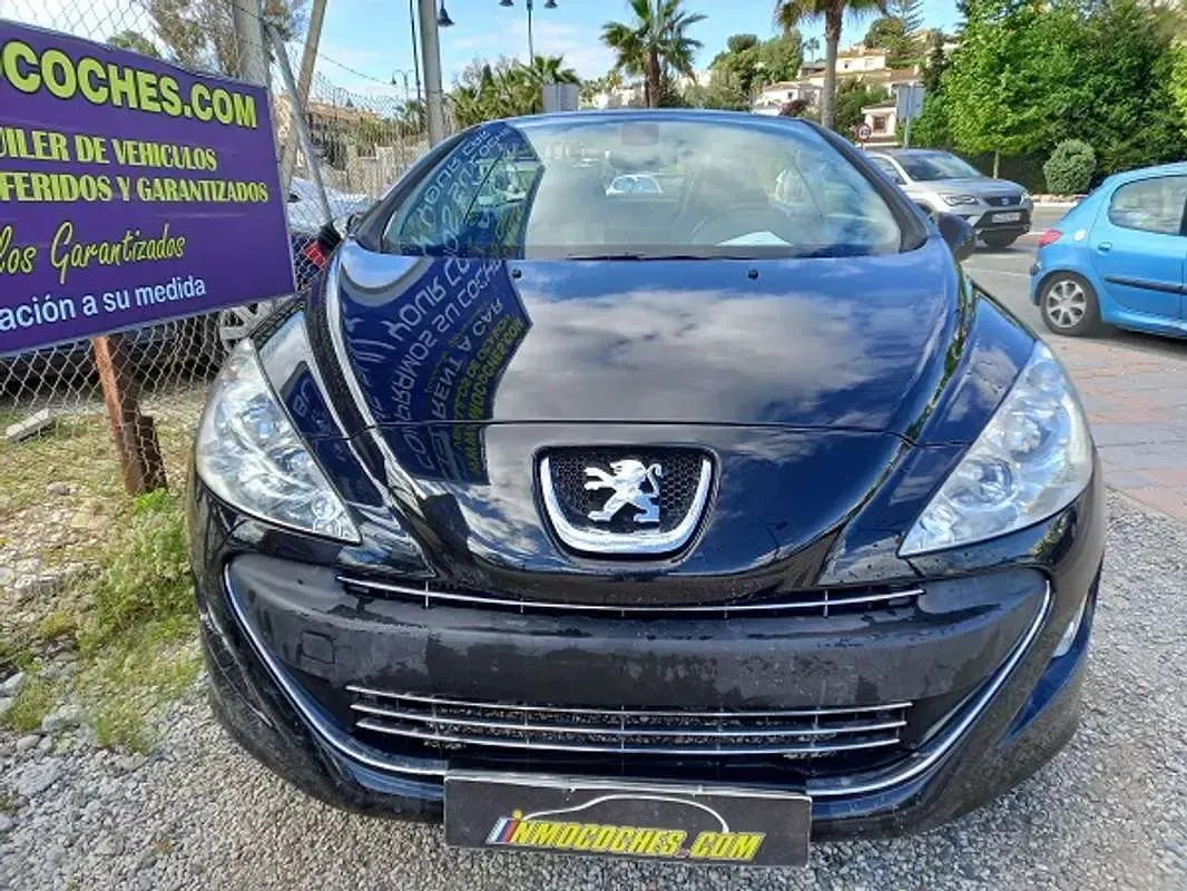 Usado Peugeot 308 CC 150 CV (110 kW) 2009 Negro Descapotable