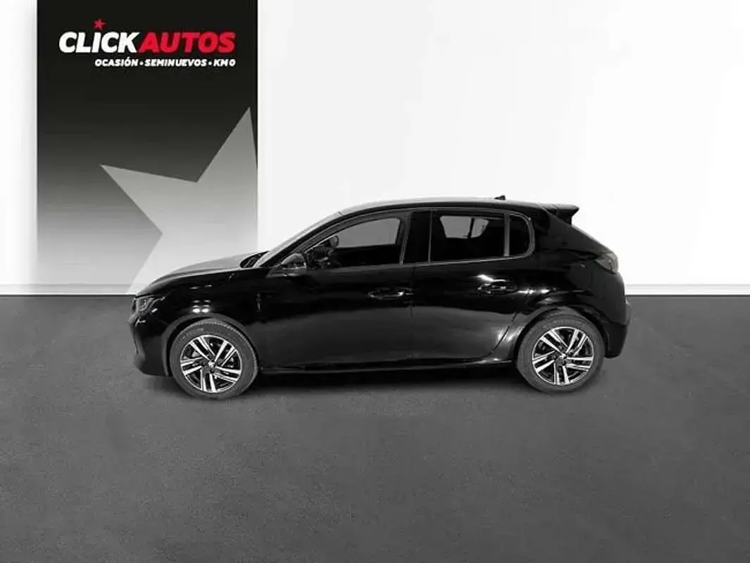 Usado Peugeot 208 Allure 101 CV (74 kW) 2023 Negro Utilitario