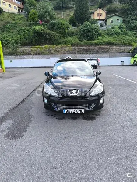 Usado Peugeot 308 Premium 120 CV (88 kW) 2009 Negro Berlina