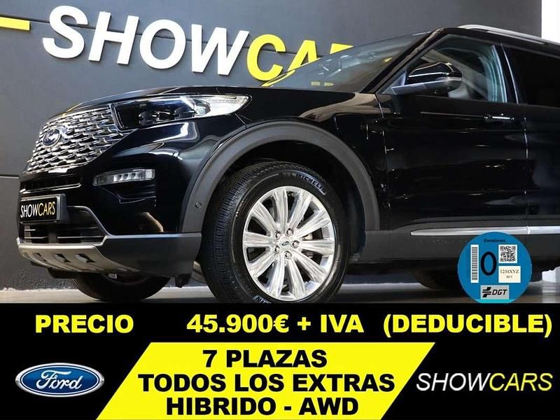 Negro Usado 2023 Ford Explorer SUV | 44.900 € - Imagen 1/4