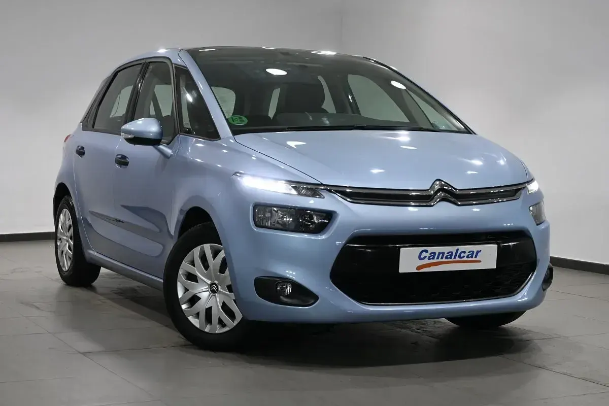 Usado Citroën C4 Picasso Attraction 120 CV (88 kW) 2014 Azul celeste Monovolumen