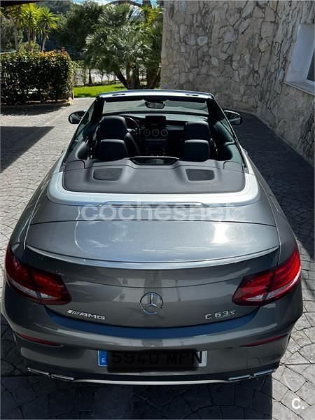 Usado Mercedes C63S AMG 510 CV (375 kW) 2017 Gris / plata Descapotable