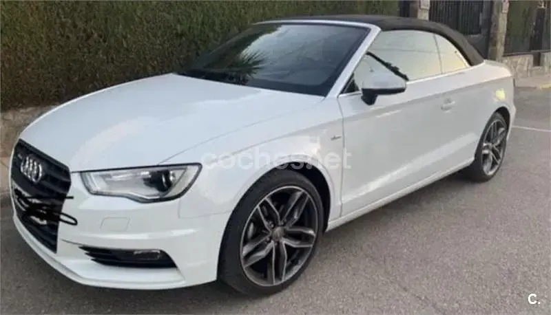 Usado Audi A3 Cabriolet Ambition 150 CV (110 kW) 2015 Blanco Descapotable