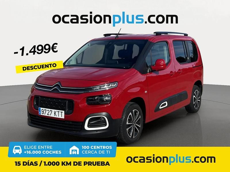 Rojo Usado 2019 Citroën Berlingo Shine Monovolumen | 16.490 € (Un poco caro) - Imagen 1/4