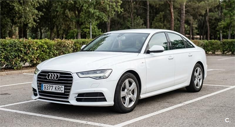 Usado Audi A6 S-Line 190 CV (139 kW) 2017 Blanco Berlina