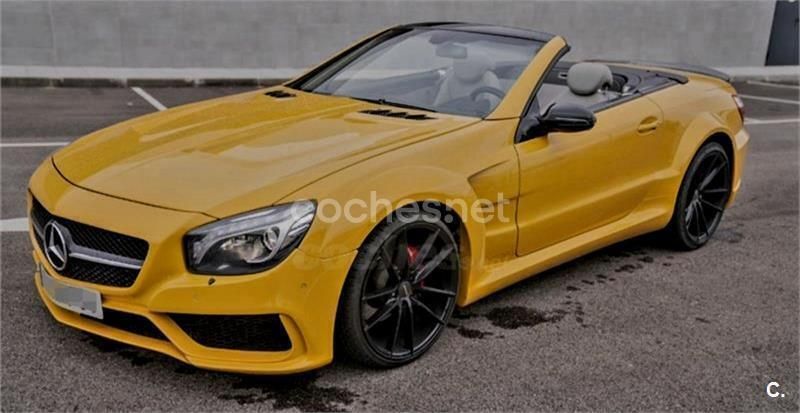 Naranja Usado 2002 Mercedes SL500 Descapotable | 34.950 € - Imagen 1/4