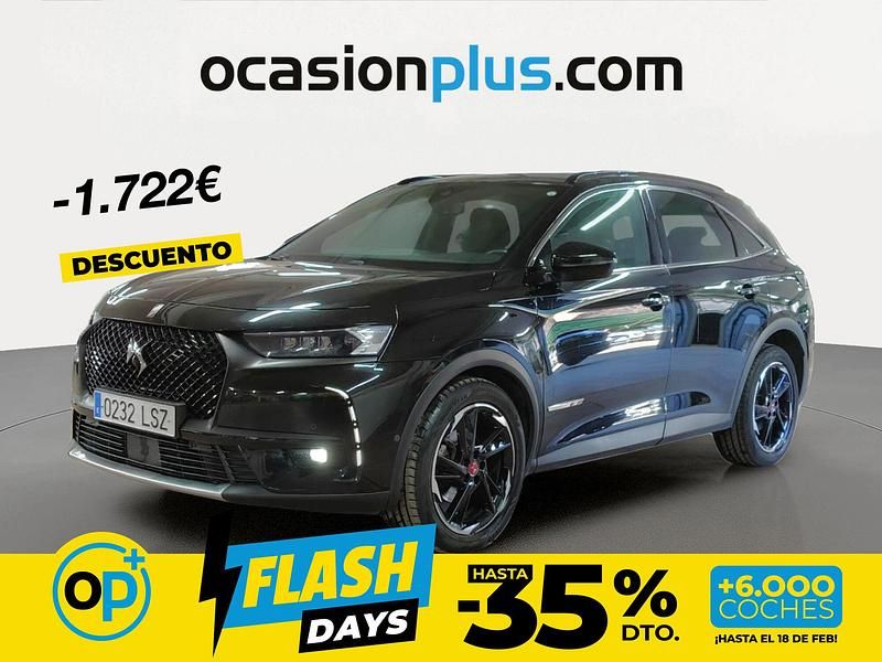 Usado DS Automobiles DS7 Crossback Performance Line Plus 180 CV (132 kW) 2021 Negro SUV