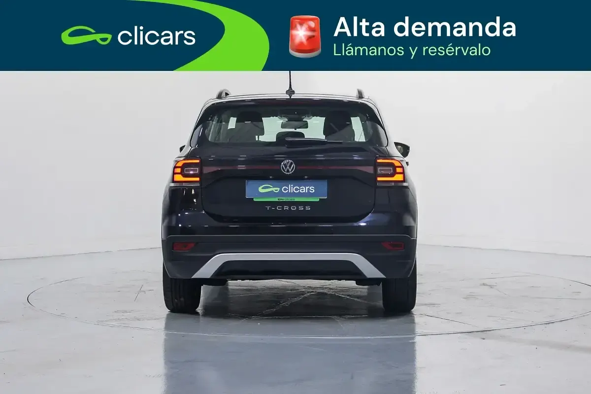 Usado VW T-Cross Advance 110 CV (80 kW) 2021 Negro SUV