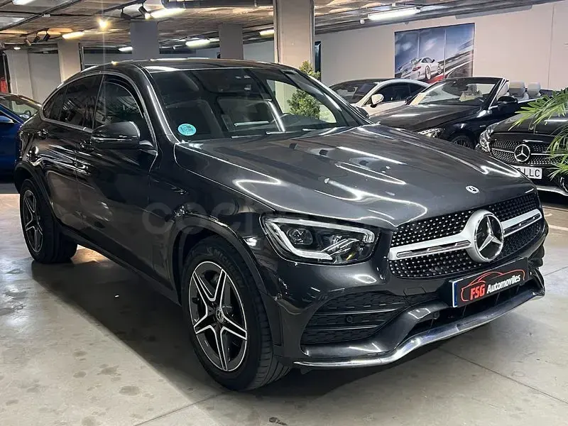 Usado Mercedes GLC220 194 CV (142 kW) 2020 Negro SUV