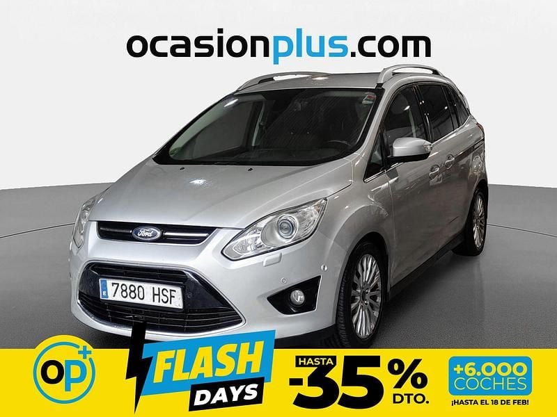 Gris Usado 2013 Ford C-MAX Titanium Monovolumen | 7300 € (Precio justo) - Imagen 1/4