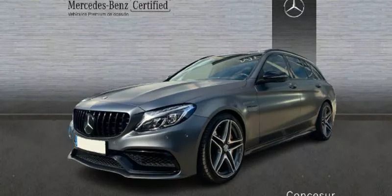 Gris Usado 2019 Mercedes C63S AMG AMG Familiar | 49.900 € (Super precio) - Imagen 1/4