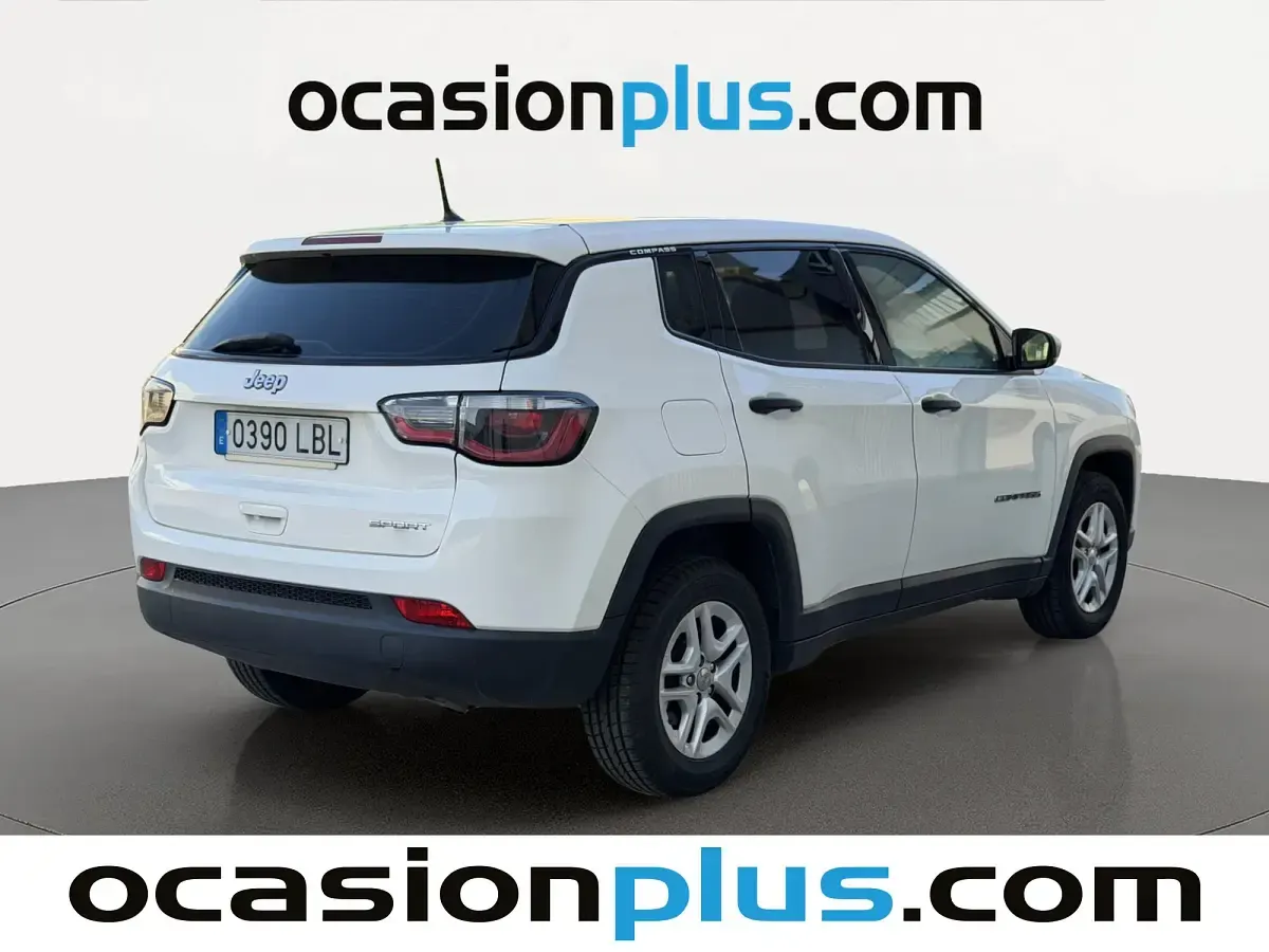 Usado Jeep Compass Sport 140 CV (102 kW) 2019 Blanco SUV