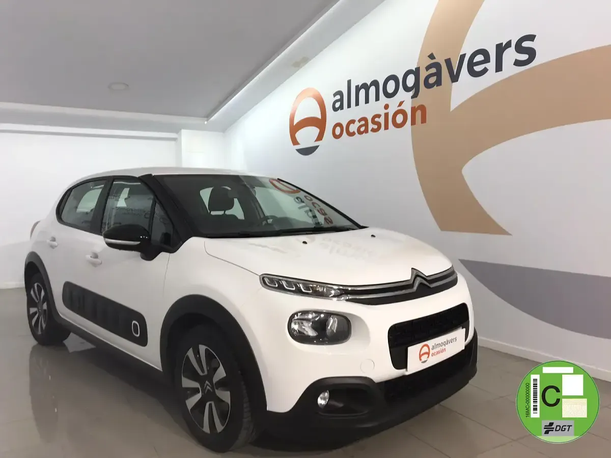 Usado Citroën C3 Feel 83 CV (61 kW) 2022 Blanco banquise Utilitario